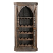 Taran Designs Milton 2-door Solid Wood Bar Cabinet in Dark Brown