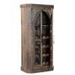 Taran Designs Milton 2-door Solid Wood Bar Cabinet in Dark Brown