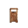 Taran Designs Darcy 3-drawer Live Edge Solid Wood Nightstand in Brown