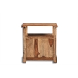 Taran Designs Darcy 3-drawer Live Edge Solid Wood Nightstand in Brown