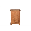 Taran Designs Darcy 3-drawer Live Edge Solid Wood Filing Cabinet in Brown