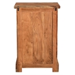 Taran Designs Darcy 3-drawer Live Edge Solid Wood Filing Cabinet in Brown