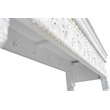 Taran Designs Isabella Carved Solid Wood Hall Tree Bench in White