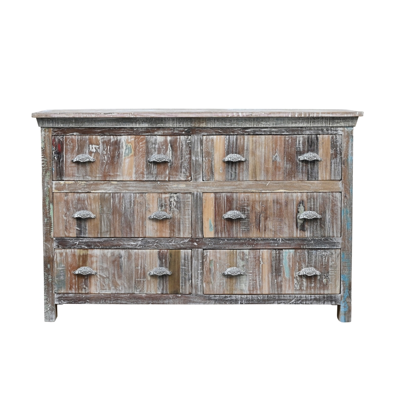 Taran Designs Hayden 3-piece Solid Wood Bedroom Set in White Multicolor