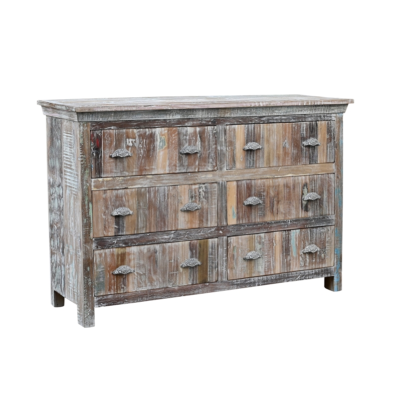Taran Designs Hayden 3-piece Solid Wood Bedroom Set in White Multicolor