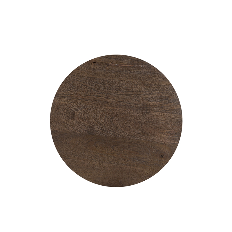 Taran Designs Maria 3-piece Solid Wood Living Room Table Set in Brown