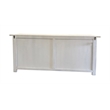 Taran Designs Isabella 4-drawer 4-door Solid Wood Sideboard in White