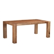 Brown Solid Wood 7-Piece Dining Set with Rectangular Table and Chairs