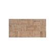 2-Piece Solid Wood Coffee and End Table Set Brown Mango Wood