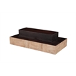 2-Piece Solid Wood Coffee and End Table Set Brown Mango Wood