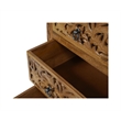 Solid Mango Wood 6-Drawer Tall Chest 54 Inch Brown Fully Assembled