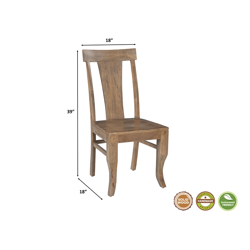 Lawrence Traditional 9-Piece Brown Solid Wood Dining Set with Pedestal Table