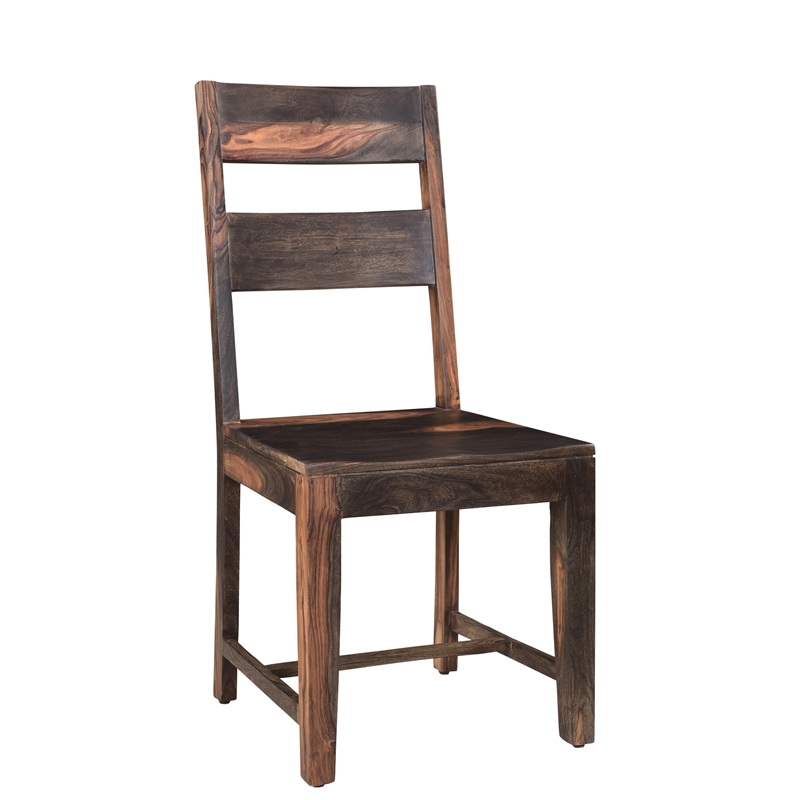 Darcy Dark Brown Live Edge Solid Wood Sheesham 8-Piece Dining Set