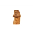 Belmont Farmhouse Live Edge Solid Wood Dining Entryway Bench in Brown