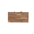 Belmont Brown Solid Wood 5-drawer Chest with Tree Slice Design