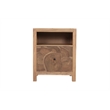 Belmont Brown Solid Wood 1-drawer Filing Cabinet with Tree Slice Design