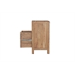 Belmont Brown Solid Wood 1-drawer Filing Cabinet with Tree Slice Design