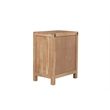 Belmont Brown Solid Wood 1-drawer Filing Cabinet with Tree Slice Design