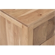 Belmont Brown Solid Wood 1-drawer 1-door Nightstand with Tree Slice Design