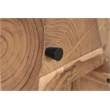 Belmont Brown Solid Wood 1-drawer 1-door Nightstand with Tree Slice Design