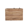 Belmont Brown Solid Wood 1-drawer 1-door Nightstand with Tree Slice Design