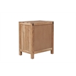 Belmont Brown Solid Wood 2-drawer Nightstand with Tree Slice Design