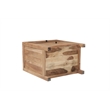Belmont Brown Solid Wood 2-drawer Nightstand with Tree Slice Design