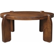 Mason Mod Brown Solid Wood Coffee Table with Solid Wood Legs 39