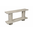 Mason Beige Modern Solid Wood Console Table with Solid Wood Trestle Base 64