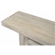 Mason Rustic Style Beige Solid Wood Console Table with Solid Wood Legs 64