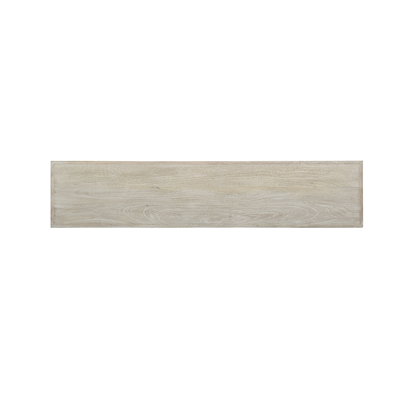 Mason Rustic Style Beige Solid Wood Console Table with Solid Wood Legs 64