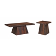 Warren Cone Coffee Table Solid Wood Transitional Style 51