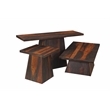 Warren Cone Coffee Table Solid Wood Transitional Style 51