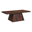 Warren Cone Coffee Table Solid Wood Transitional Style 51