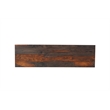 Warren Solid Wood Modern Console Table with Pedestal Base in Dark Brown