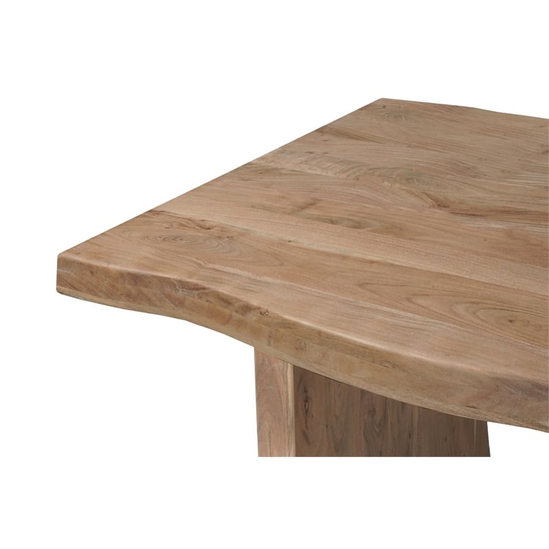 Darcy Modern Live Edge Solid Wood Dining Table 74
