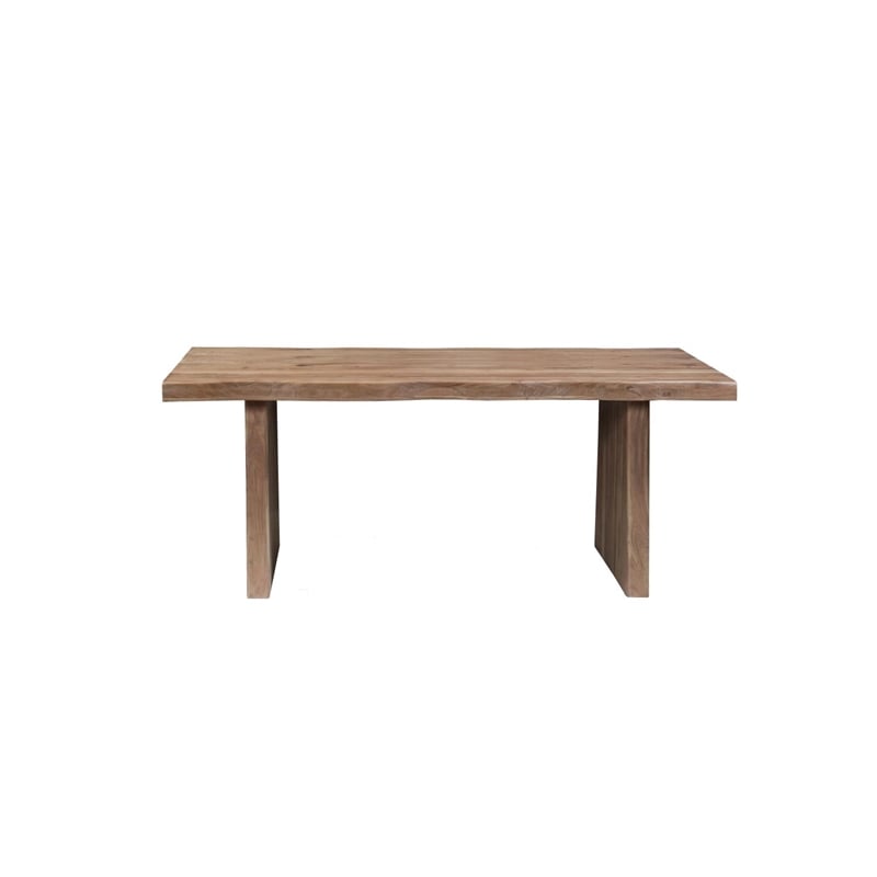 Darcy Modern Live Edge Solid Wood Dining Table 74