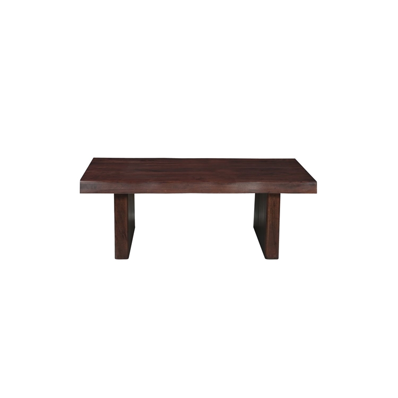 Darcy Modern Live Edge Solid Wood Coffee Table 51