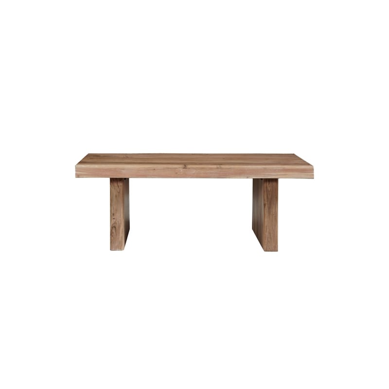 Darcy Modern Live Edge Solid Wood Coffee Table 51