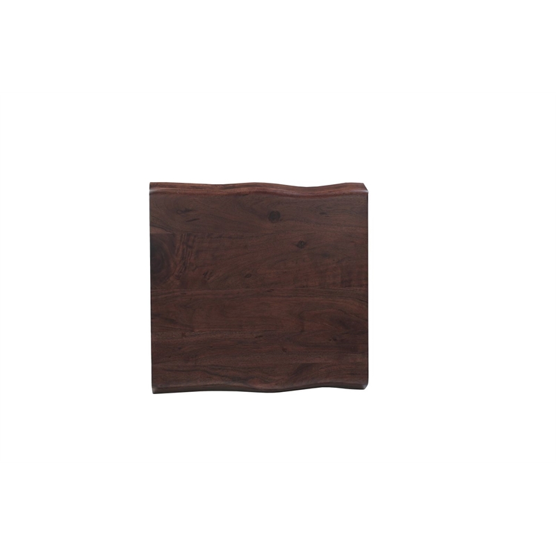 Darcy Modern Live Edge Solid Wood End Table 23