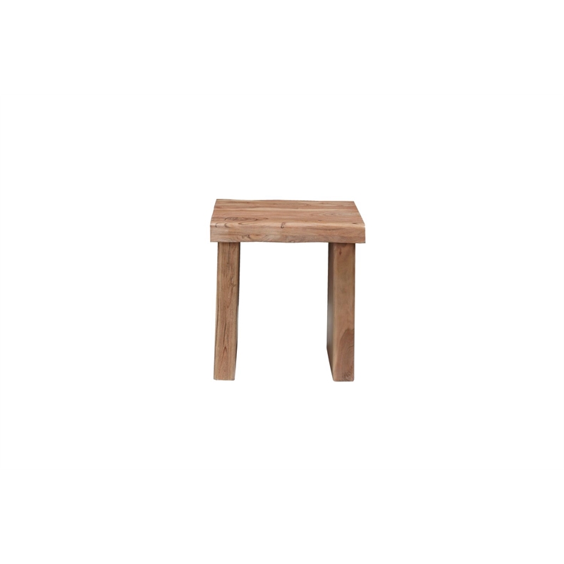 Darcy Modern Live Edge Solid Wood End Table 23