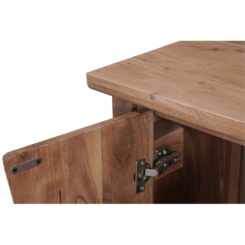 Darcy Solid Wood Rectangular Sideboard in Natural 72 Inches Long