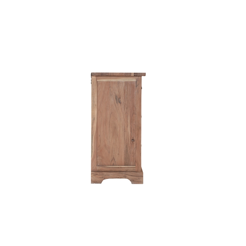 Darcy 6-drawer Live Edge Solid Wood Dresser in Natural 60 Inches Long