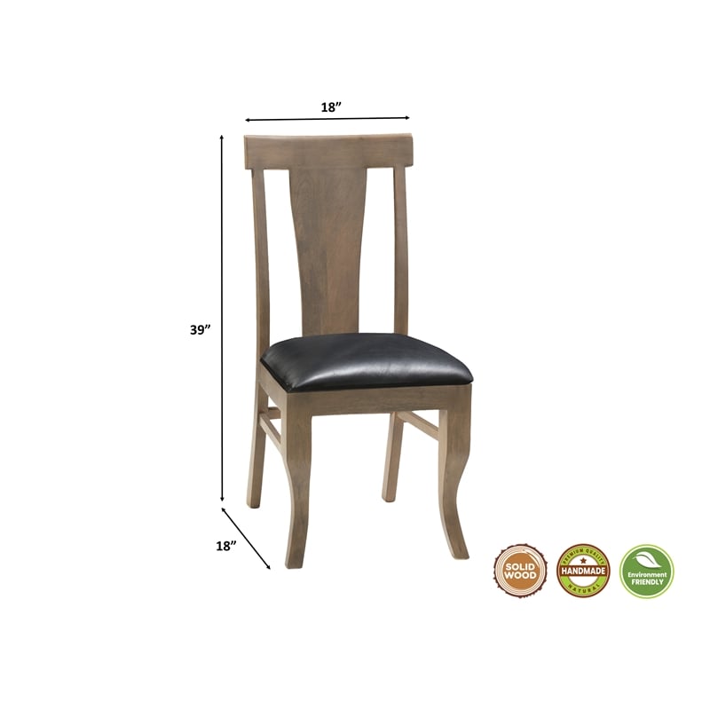 Lawrence Upholstered Solid Wood Dining Chairs 39