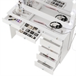 Boahaus Serena White Makeup Vanity (Basic Knobs)