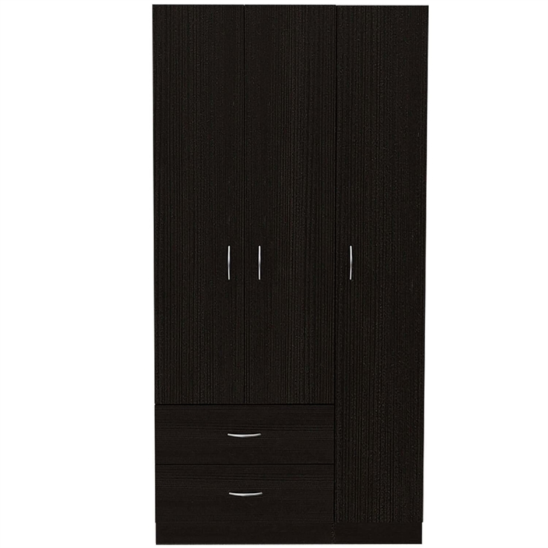 Boahaus Frankfurt Armoire (Black)