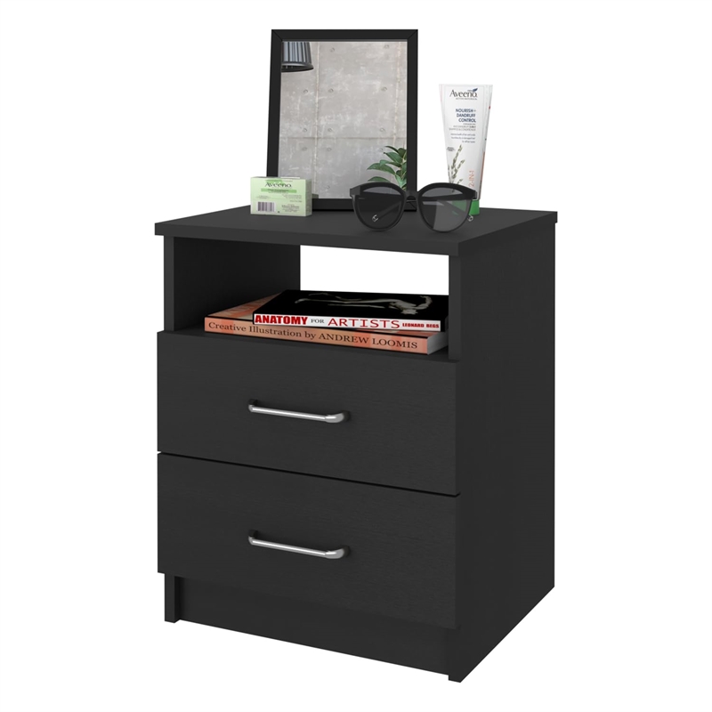 Boahaus Palma Nightstand (Black)