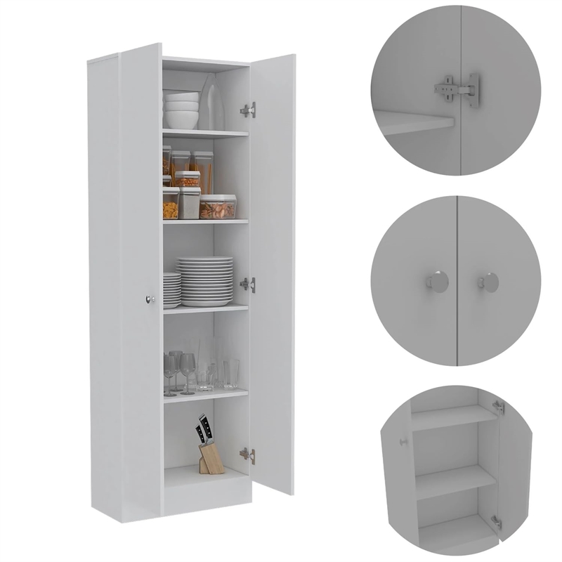 Boahaus Cayenne Kitchen Cabinet (White)