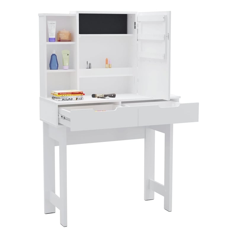 Boahaus Hera Modern White Vanity Set