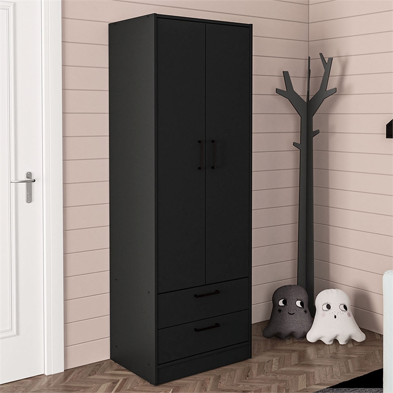 Boahaus Postdam Armoire (Black)